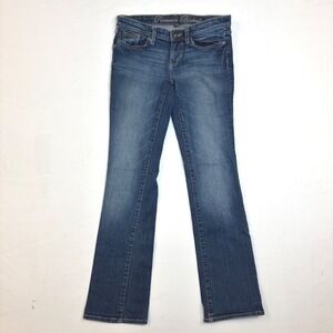 Gap Premium Bootcut Jeans Womens 4/27R True Blue Denim Mid Rise